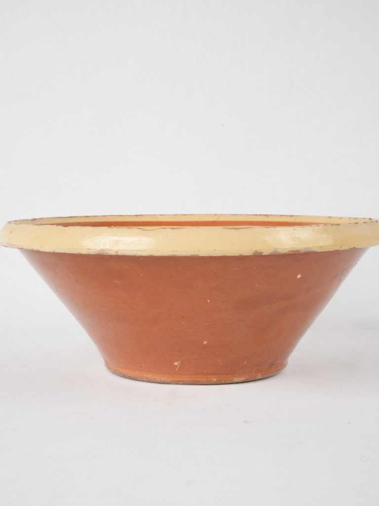 Petite early-century French pottery bowl