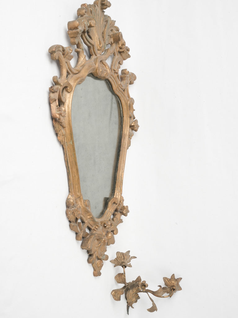 Italian provenance ornate mirror sconces