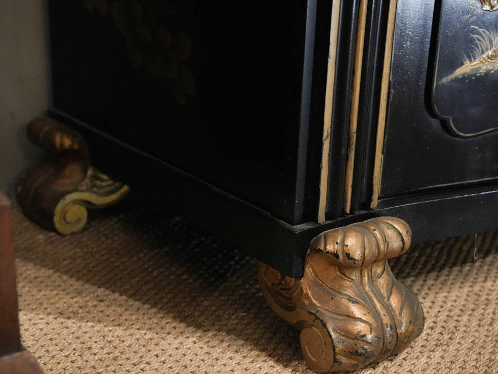 Authentic Vintage Lacquered Sideboard