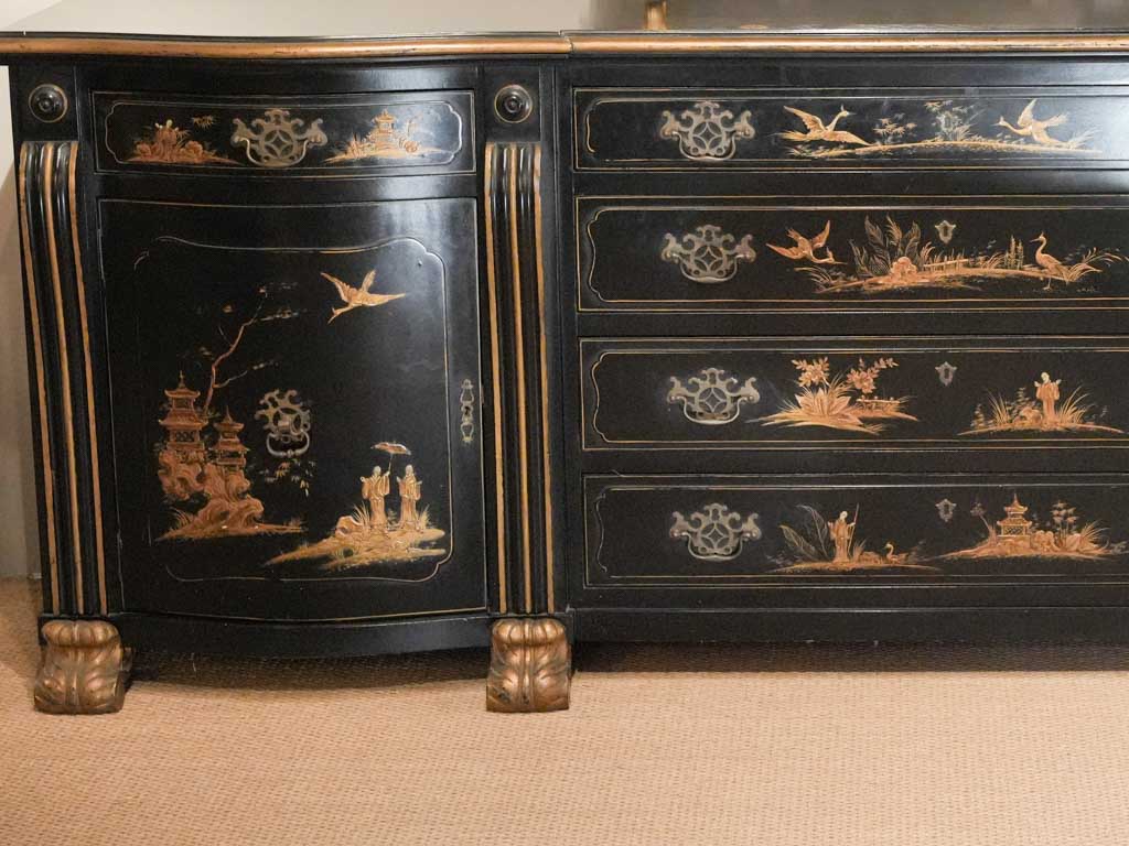 Exquisite Hand-Painted Sideboard