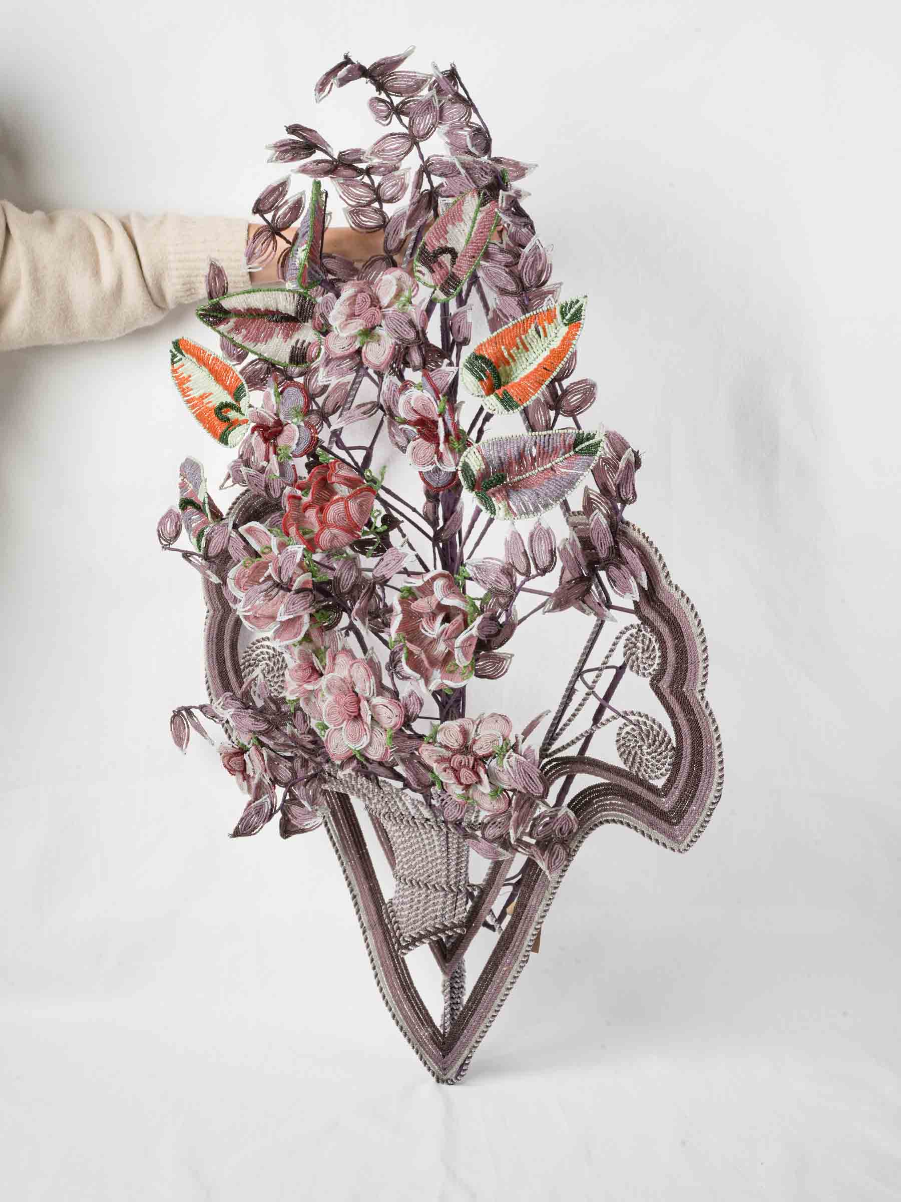 Exquisite decorative floral wall hanging  