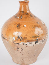 Antique French ocher water pitcher - 10¼"