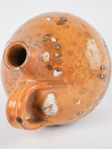 Antique French ocher water pitcher - 10¼"