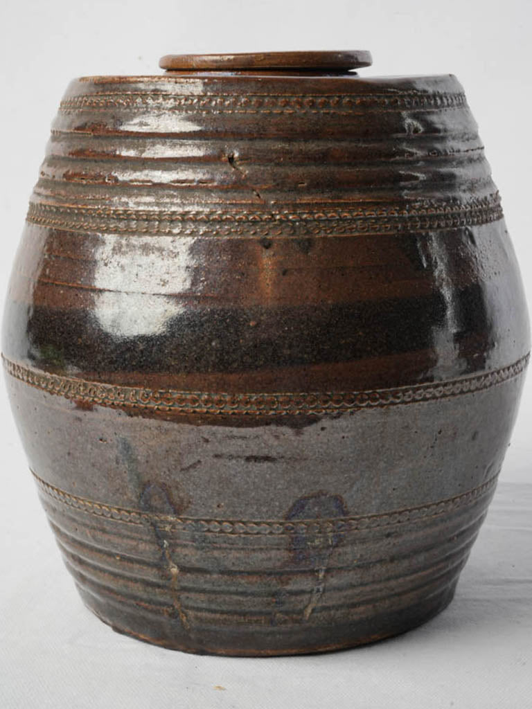 Glaze patina French vinegar stoneware