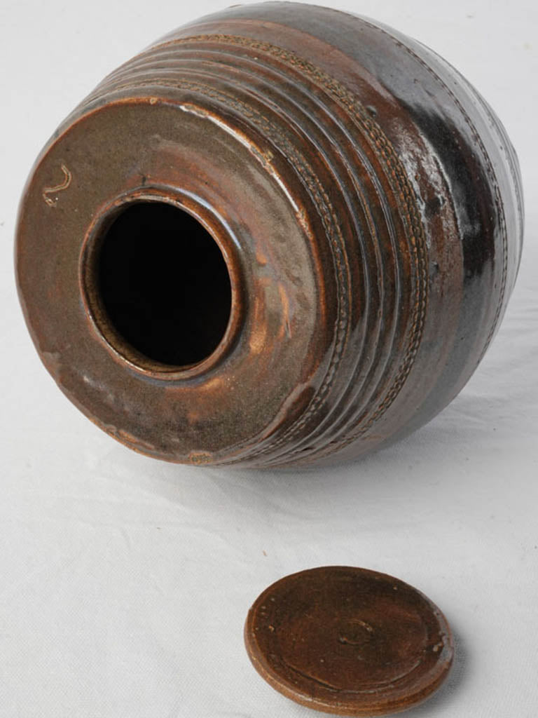 Mid-century ceramic vinegar container