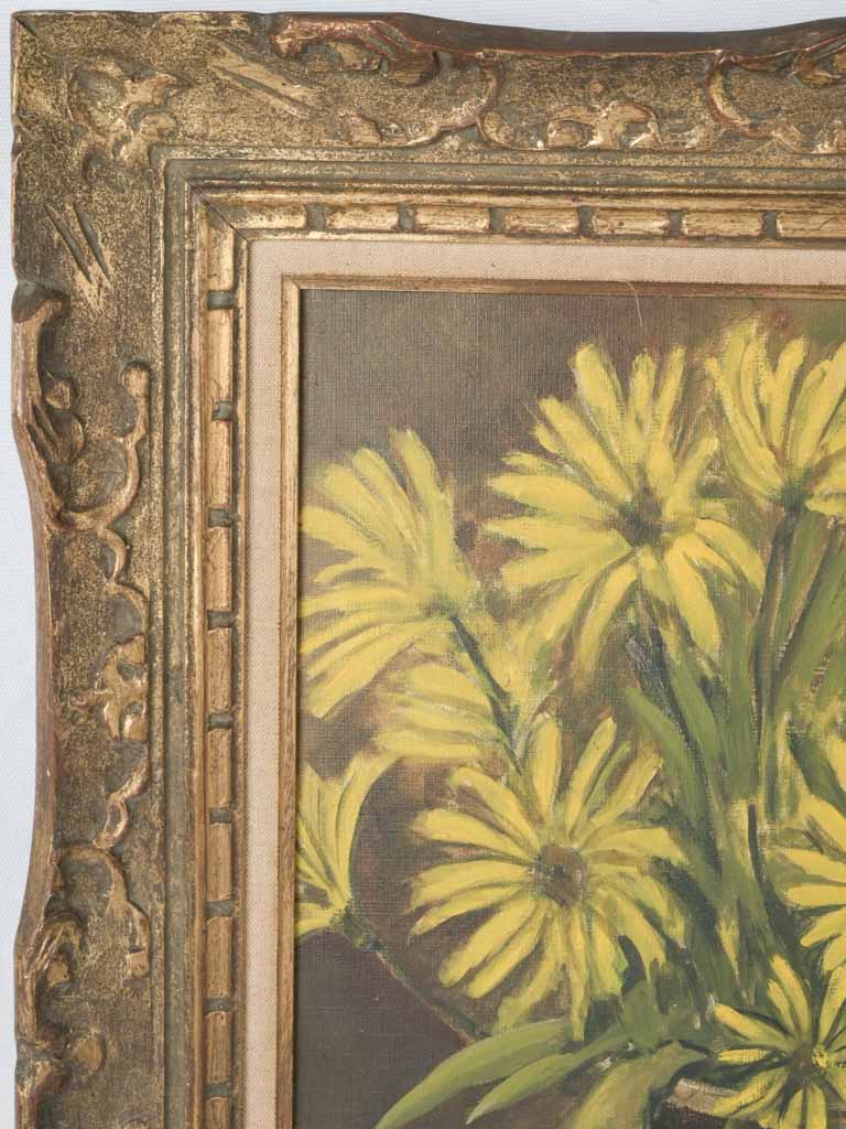 Antique still life art on canvas