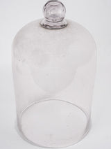 Antique French glass cloche - Tall