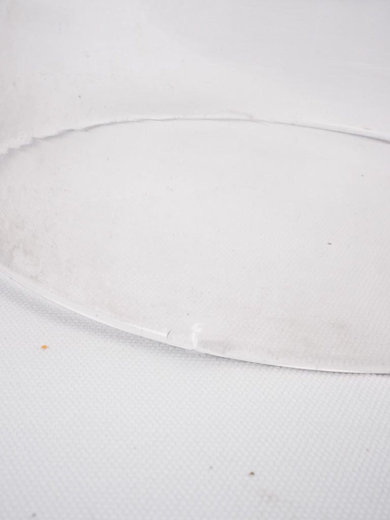Charming aged transparent display cloche