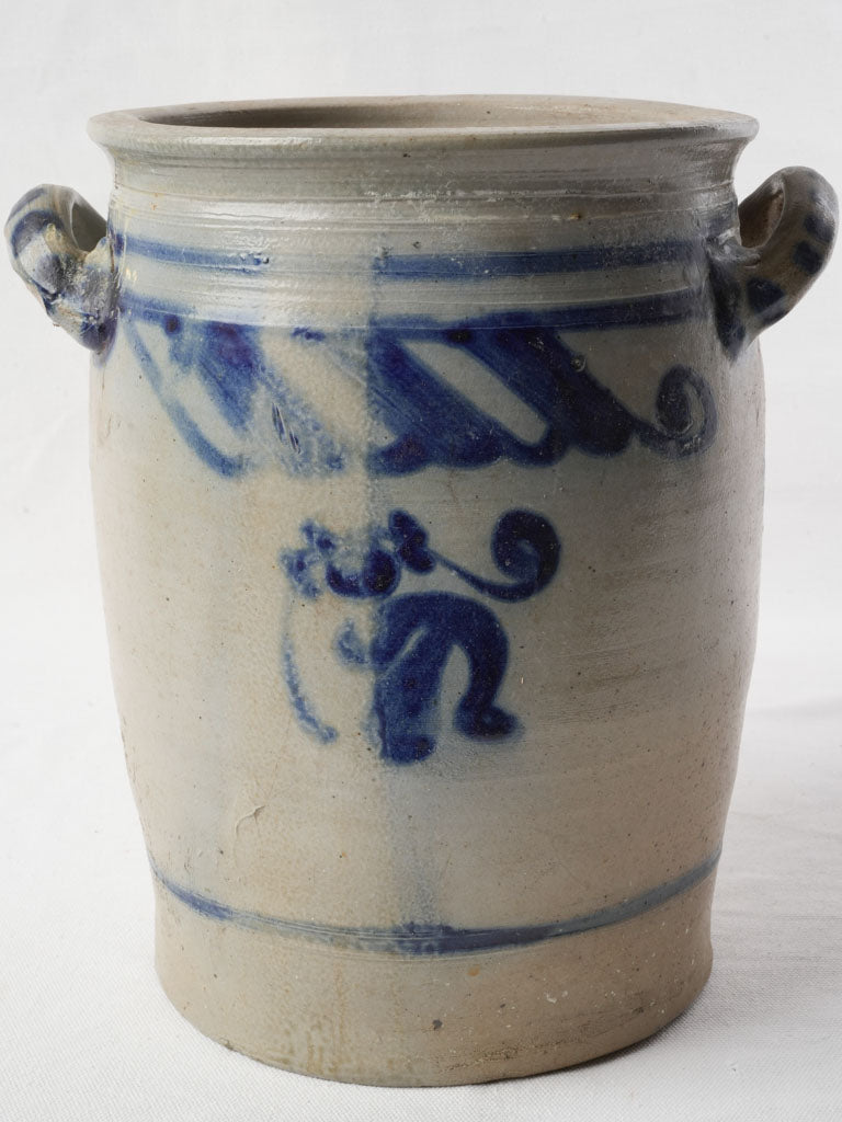 Antique Alsatian stoneware crock