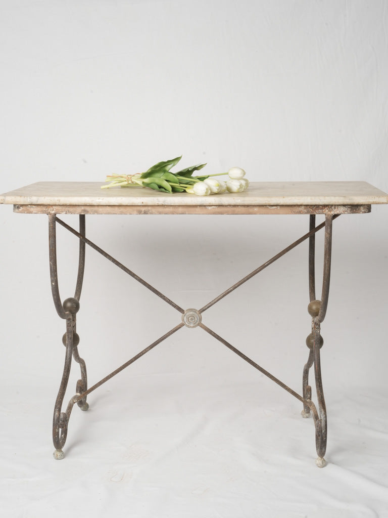 Sophisticated terrace bistro table  