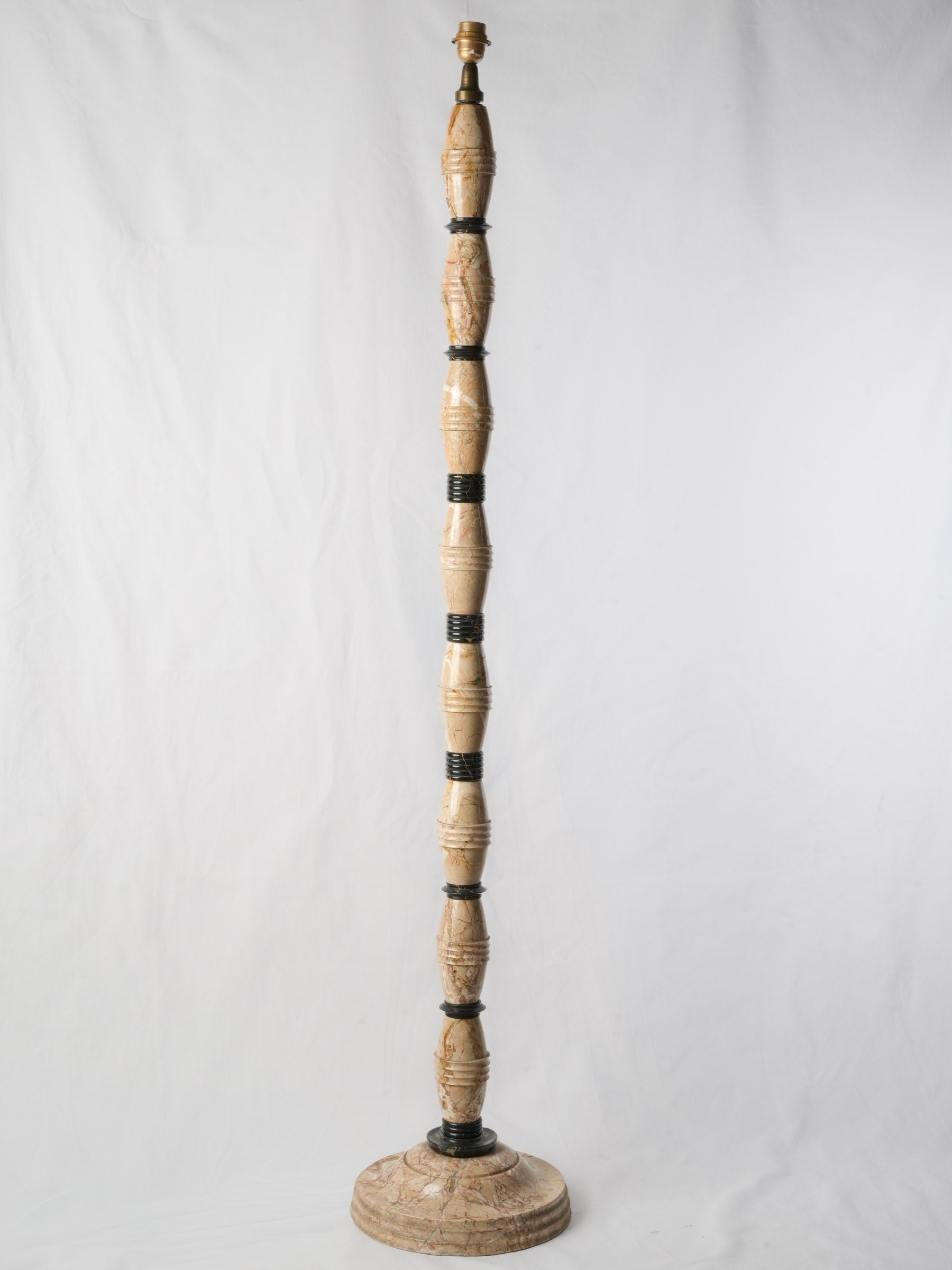 Vintage marble floor lamp