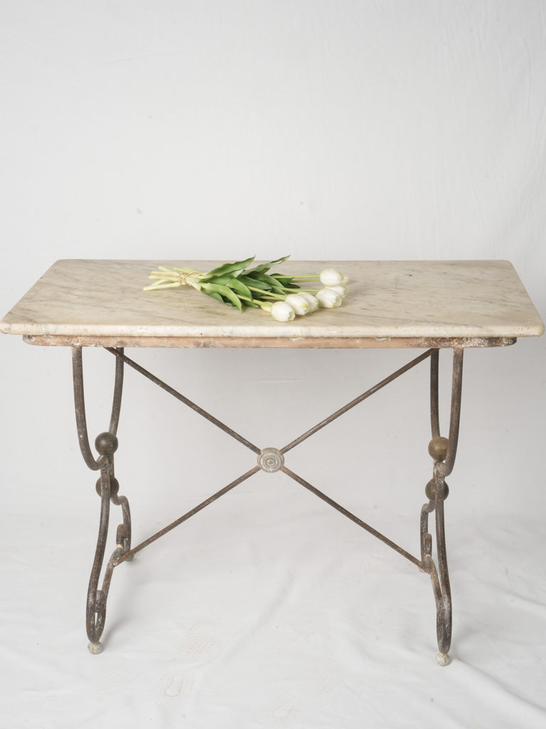 Elegant indoor decorative console  