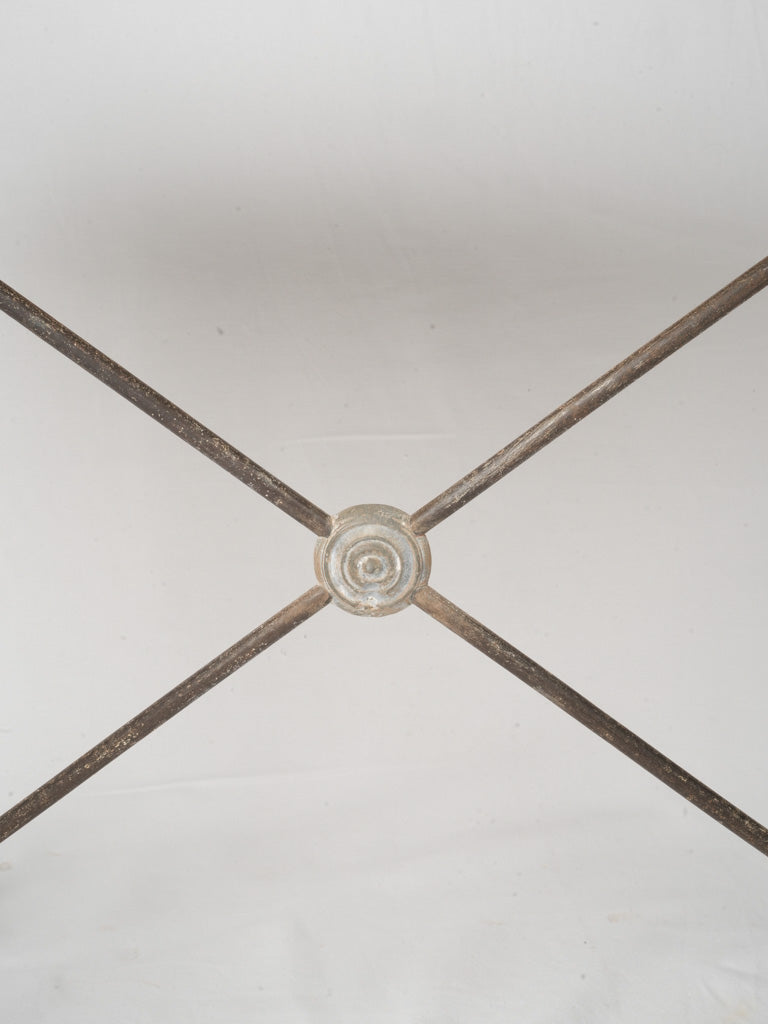 Chic outdoor marble console table  