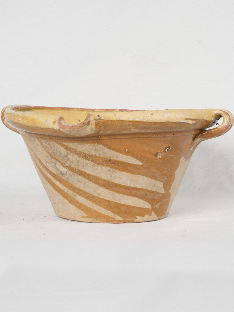 Vintage French Terracotta Ochre Tian