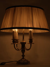 Elegant vintage French bouillotte table lamp