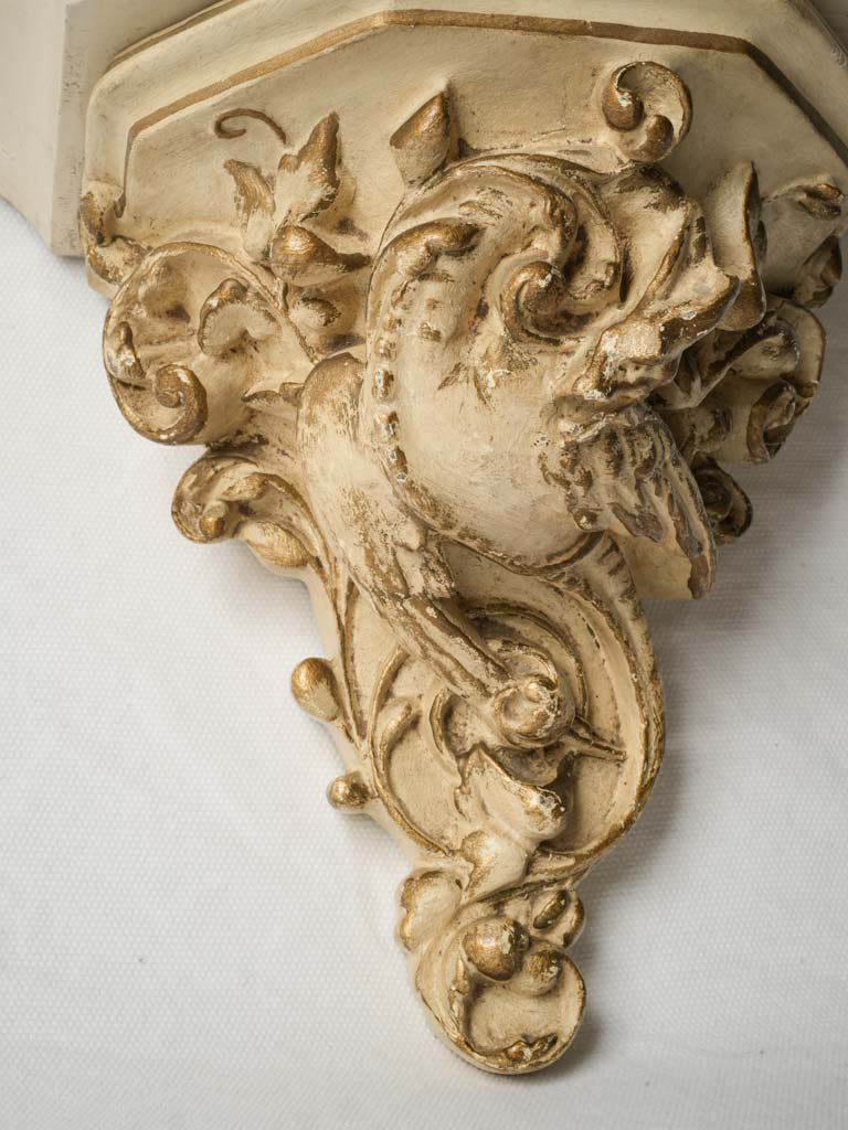 19th-century gilt embellished console  