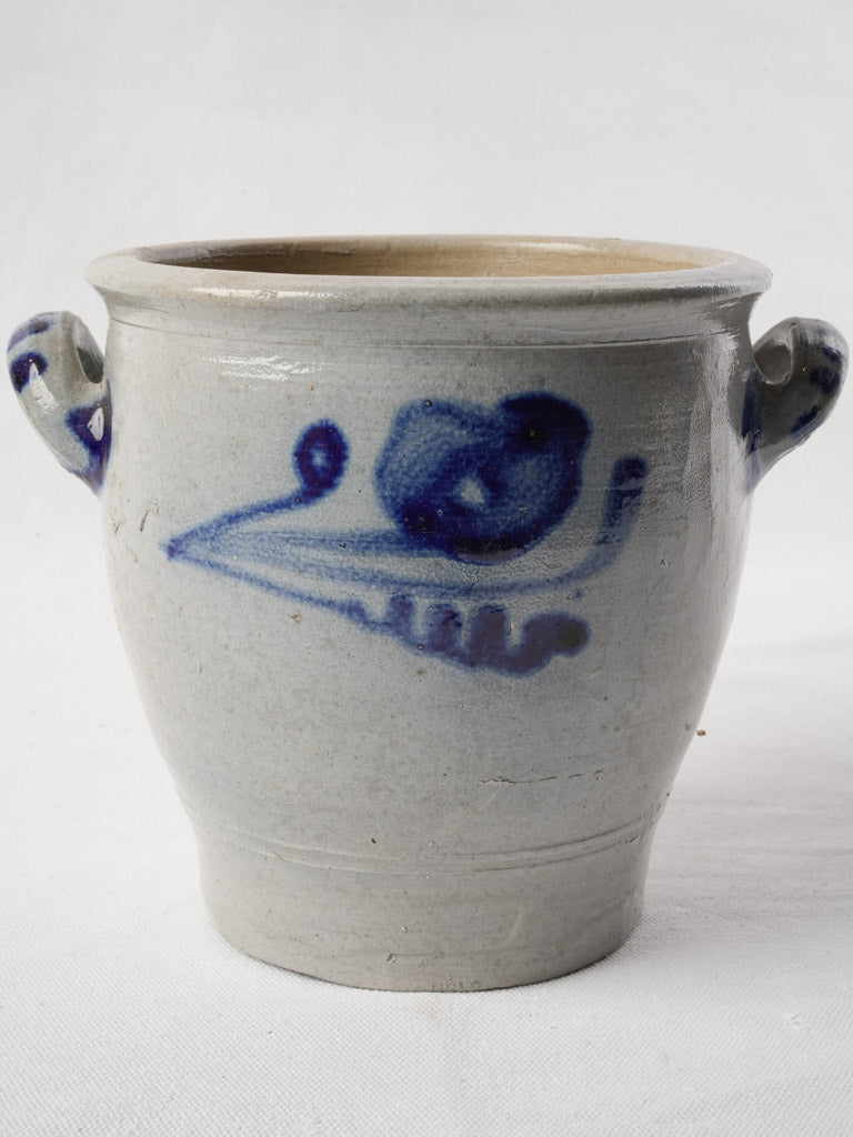 Antique Alsace stoneware crock  