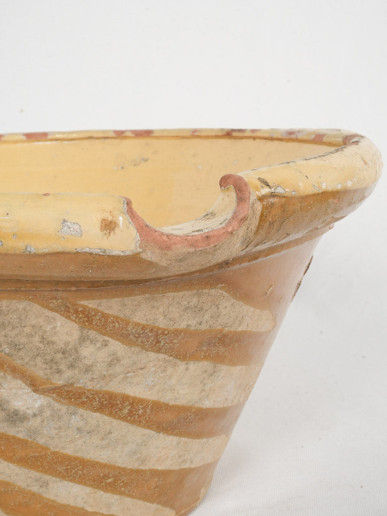 Authentic French Ochre Glazed Tian