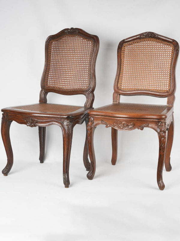 Elegant 18th Century Louis XV chairs