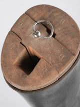 Men's leather riding boots w/ shoe stays - 1940s
