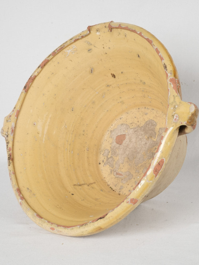 Vintage Provençal Ochre Glazed Tian