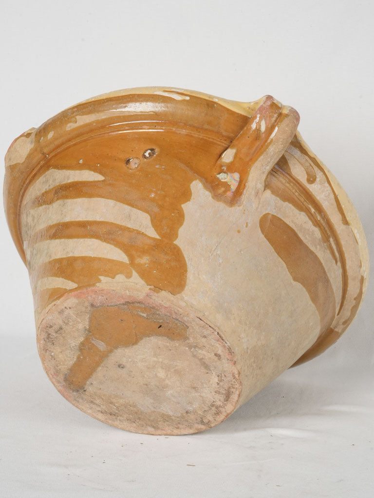 Historical French Ochre Glazed Tian