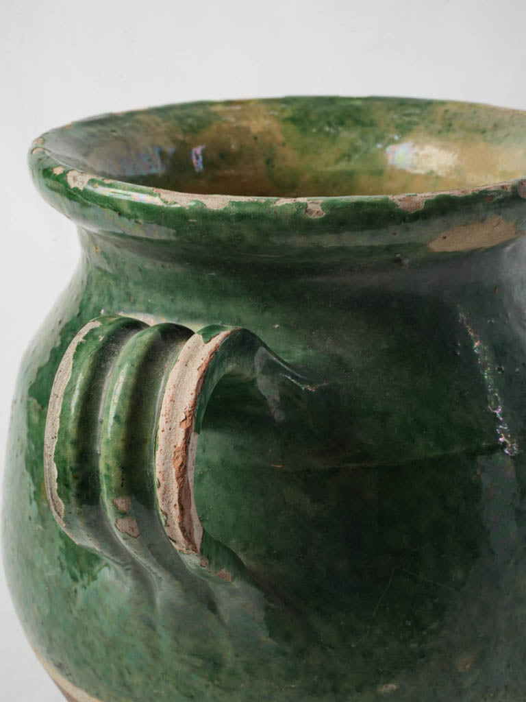 Charming Speckled Green Decorative Pot  