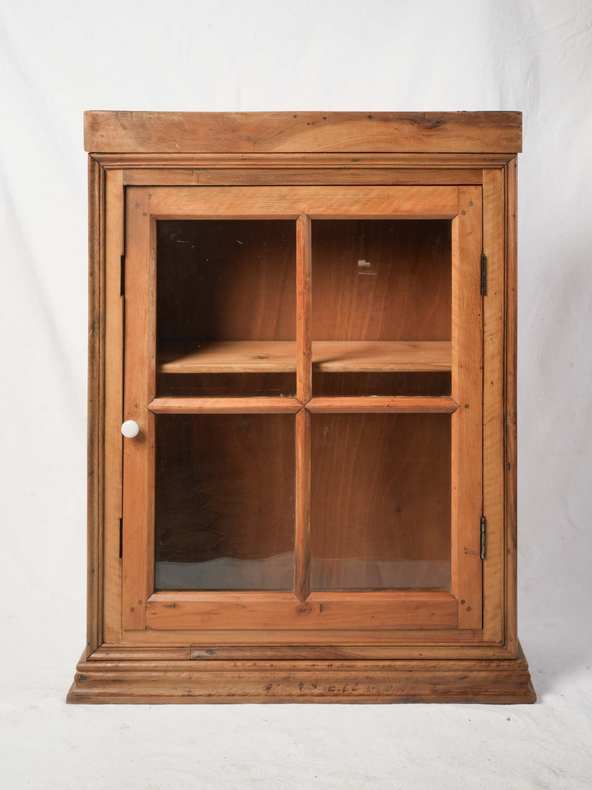 French Walnut Kitchen Vitrine - Wall Mounted - 40½" x 32"