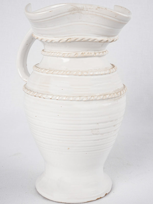 Antique Malicorne ceramic Émile Tessier vase