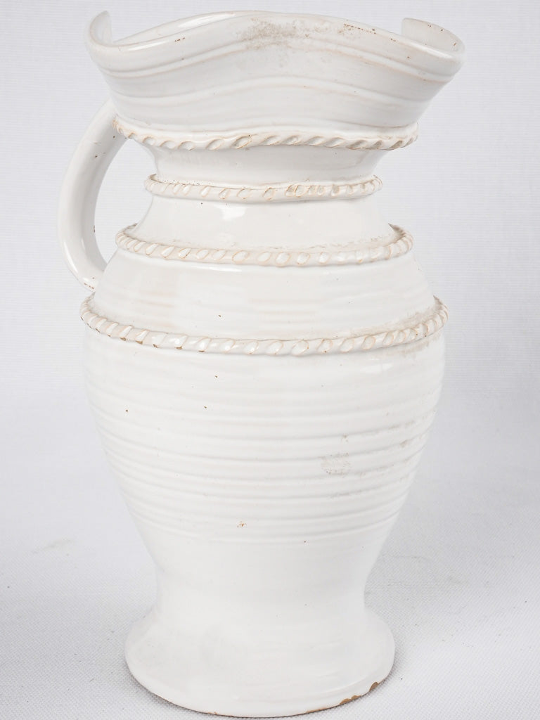 ÉMILE TESSIER vase w/ undulating neck - 9¾"