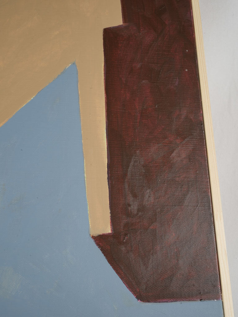 Abstracted form contemporary artwork.