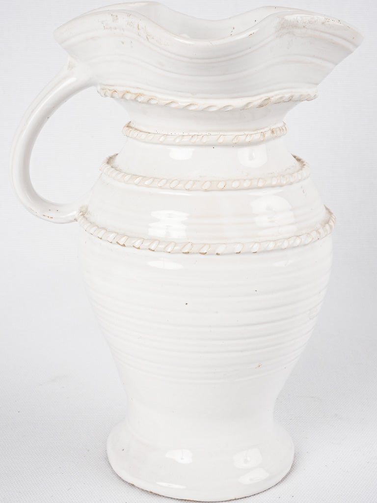 ÉMILE TESSIER vase w/ undulating neck - 9¾"
