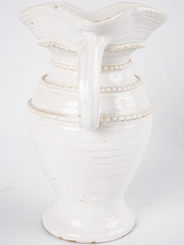 ÉMILE TESSIER vase w/ undulating neck - 9¾"