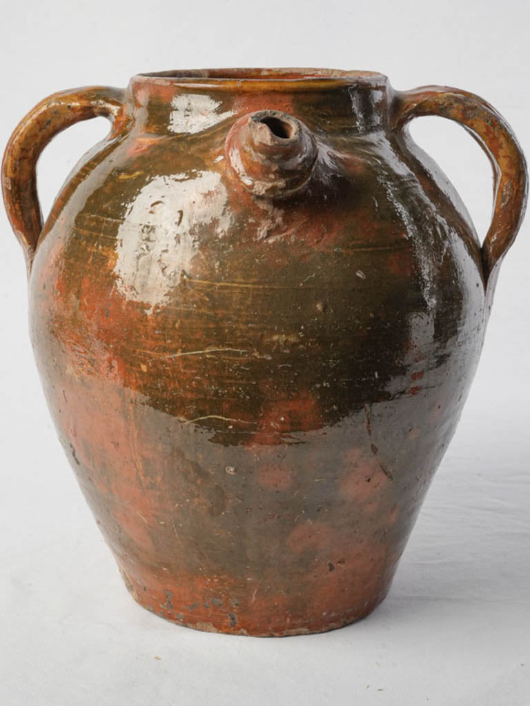 Timeless glazed full-bodied pitcher