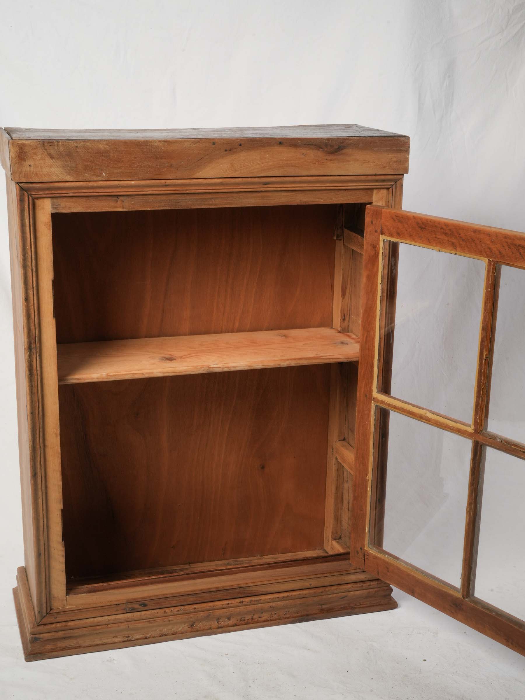 French Walnut Kitchen Vitrine - Wall Mounted - 40½" x 32"