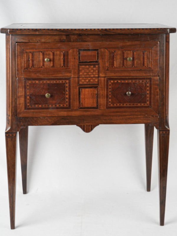 Exquisite 19th century mahogany small commode