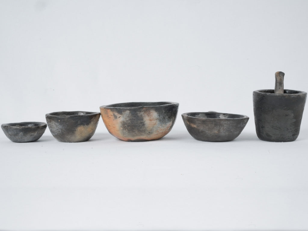 Timeless Tunisian decorative clay bowls