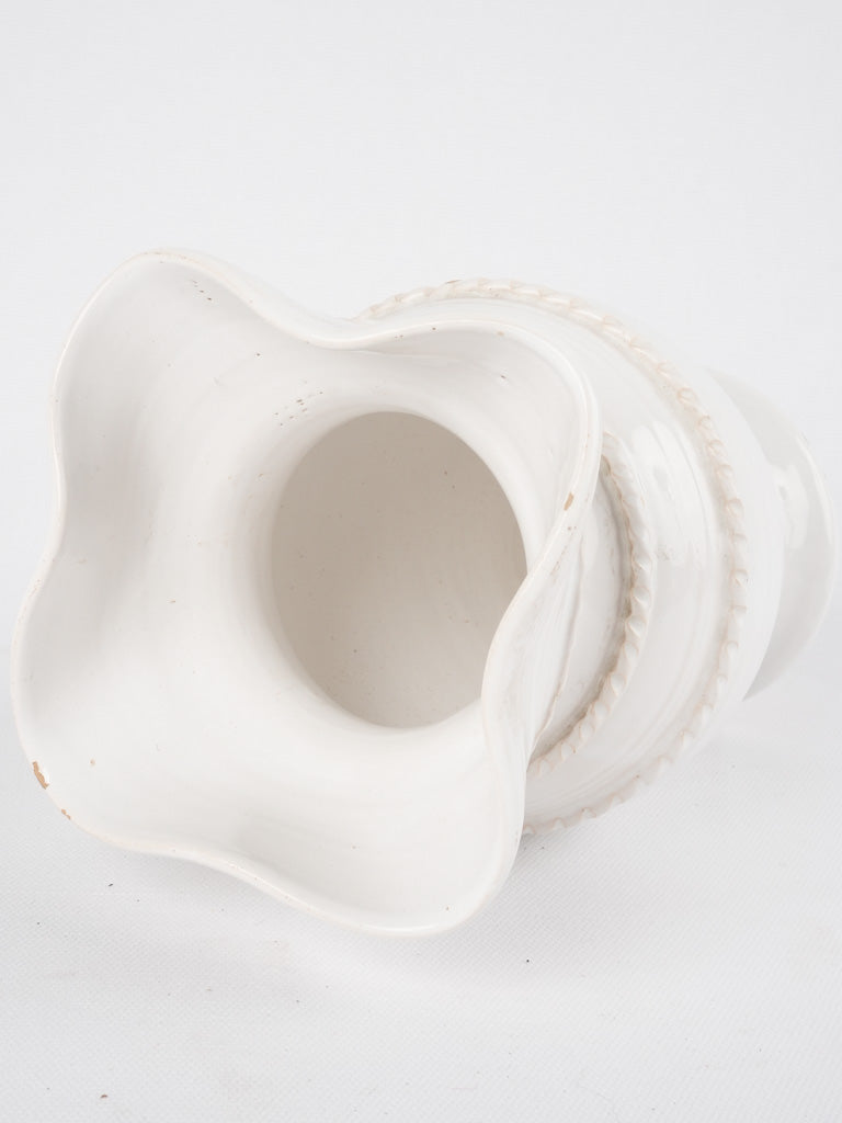 ÉMILE TESSIER vase w/ undulating neck - 9¾"