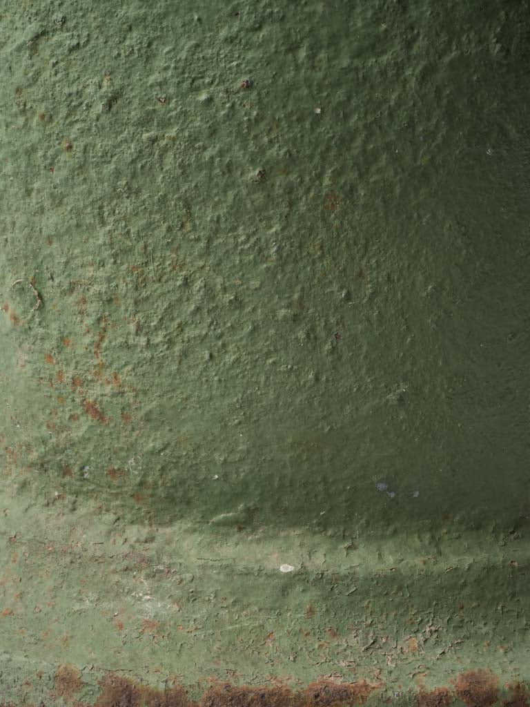 Rusty patina mortar planter