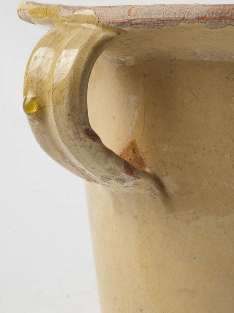 Patina-rich regional brush holder  