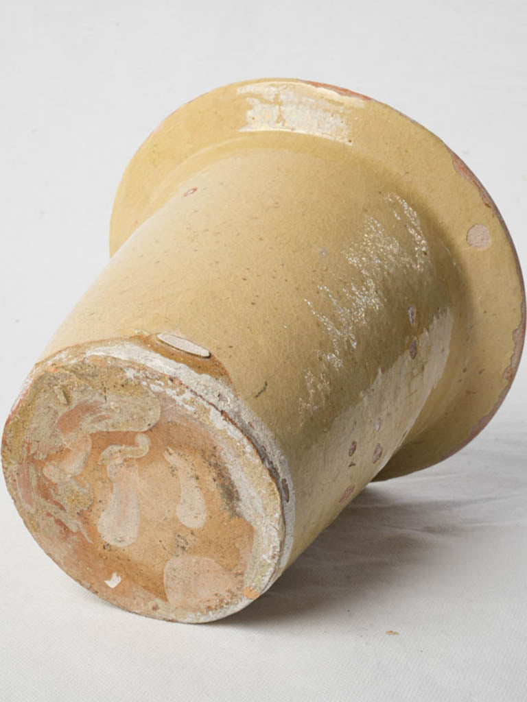 Authentic glazed early 20th-century pot  