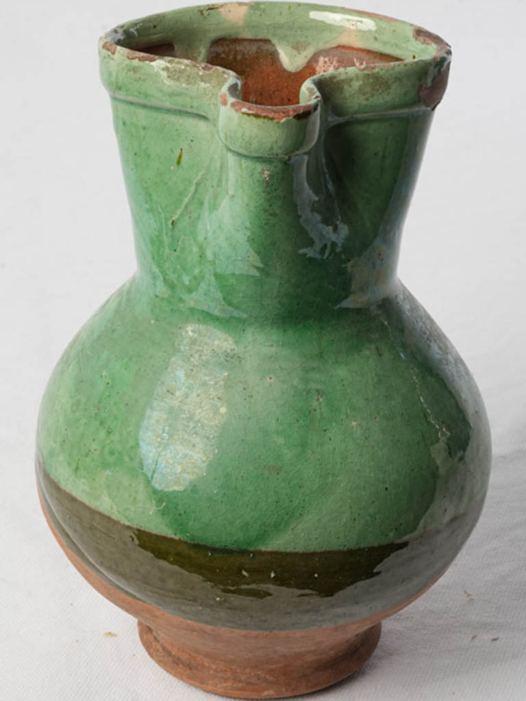 Hand-thrown red clay carafe