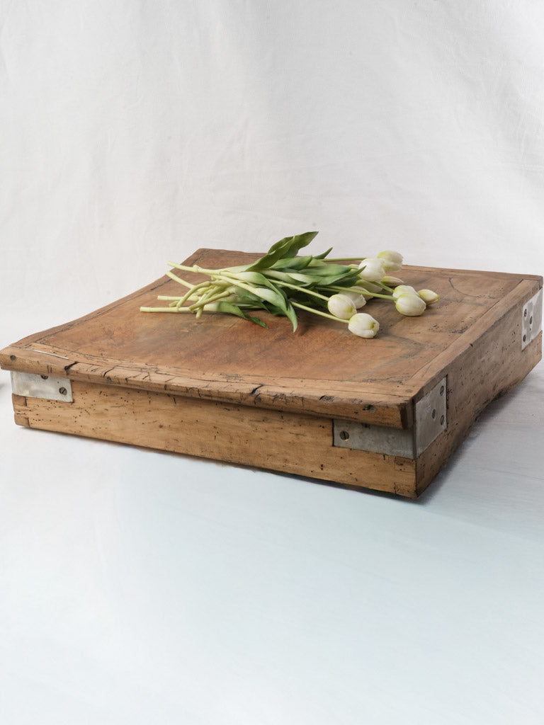Vintage French butcher's block