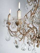 Beautiful vintage crystal Italian chandelier