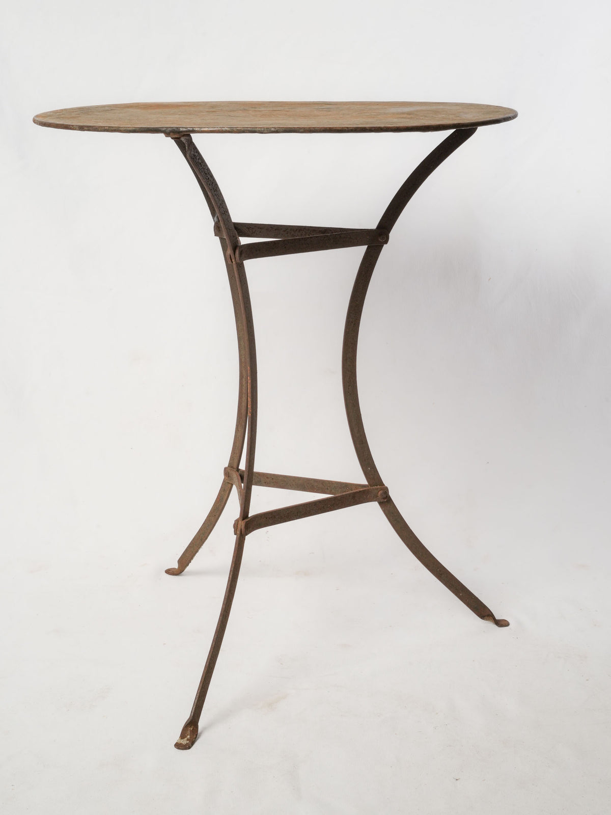 Vintage Wrought Iron Guéridon Table from Provence - Round