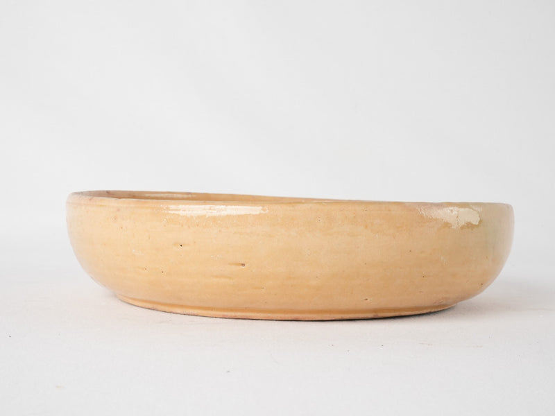 Vintage terracotta fruit bowl - yellow 11½"