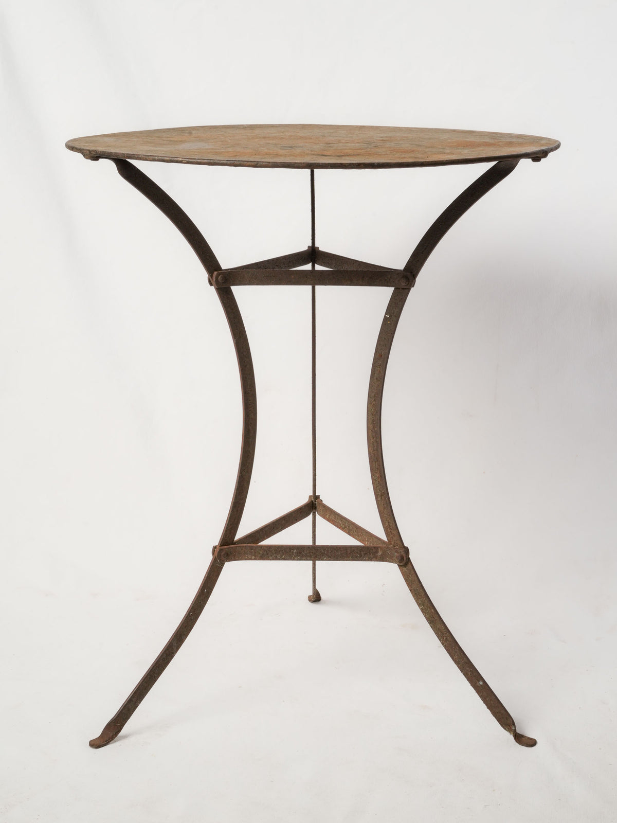 Vintage Wrought Iron Guéridon Table from Provence - Round