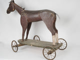 Enchanting, vintage pull horse from France