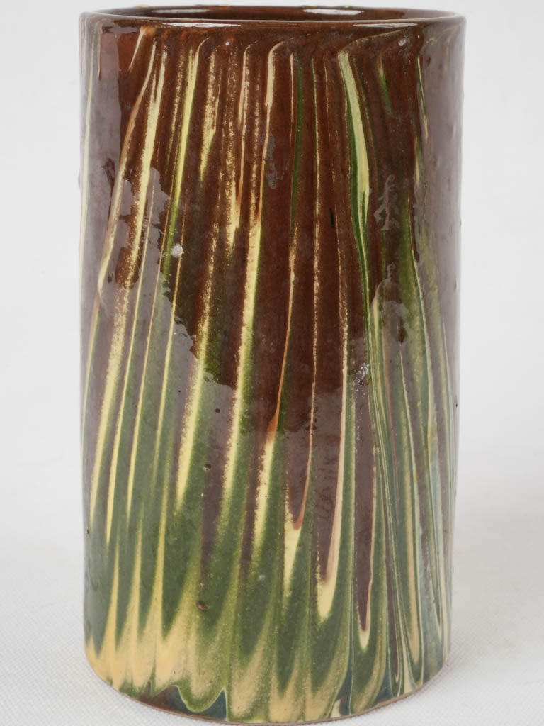 Classic brown glaze French vase