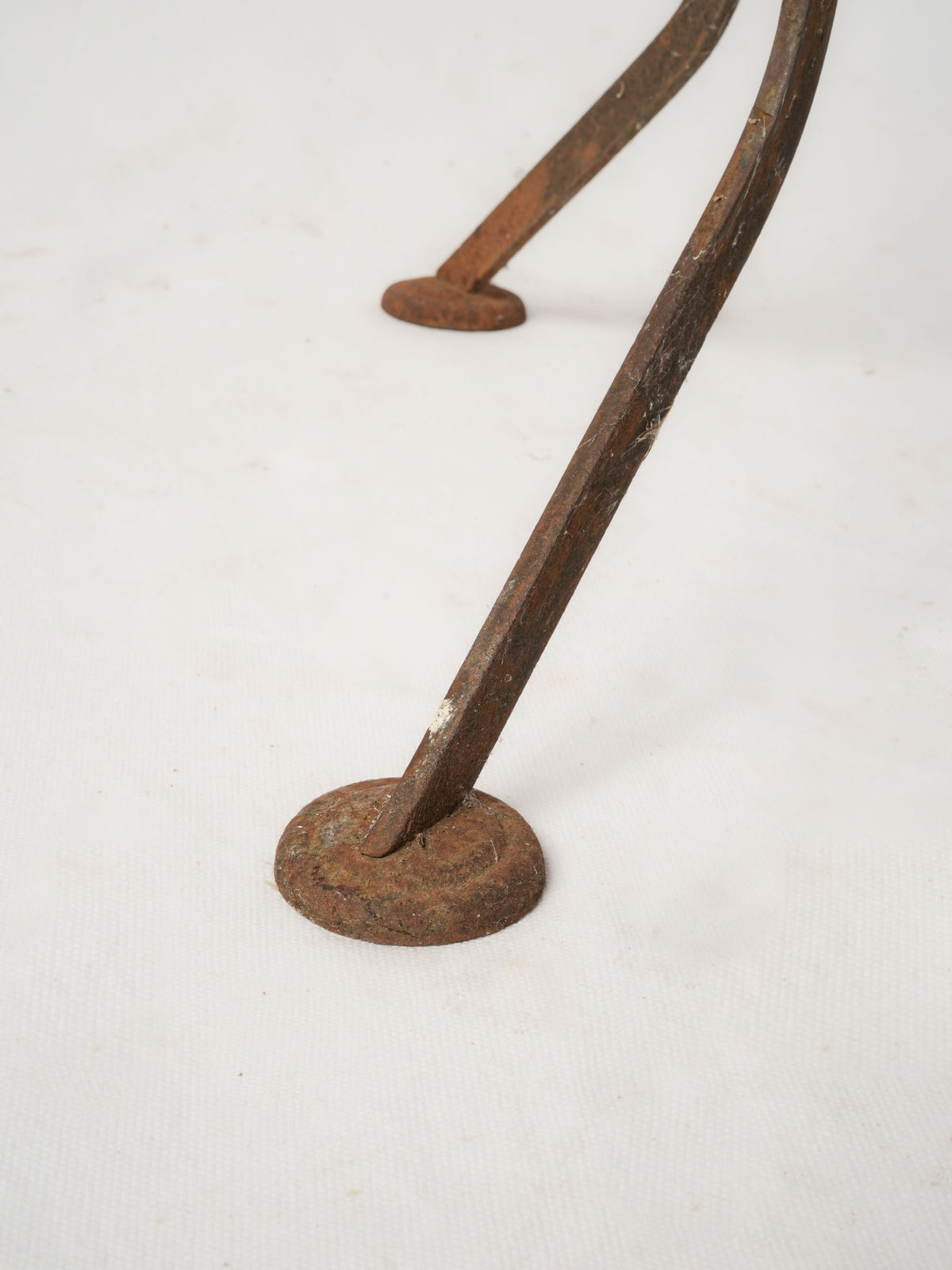 Vintage Wrought Iron Guéridon Table from Provence - Round